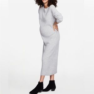 HATCH Maternity Cozy Waffle Sweater Dress (size 2/Medium)
